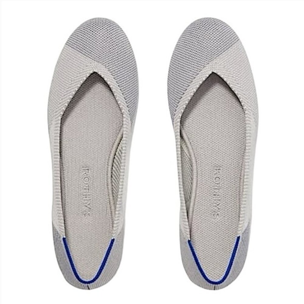 Rothys Ballet Flat in Sea Glass 8.5 NIB NWT rare sold out color